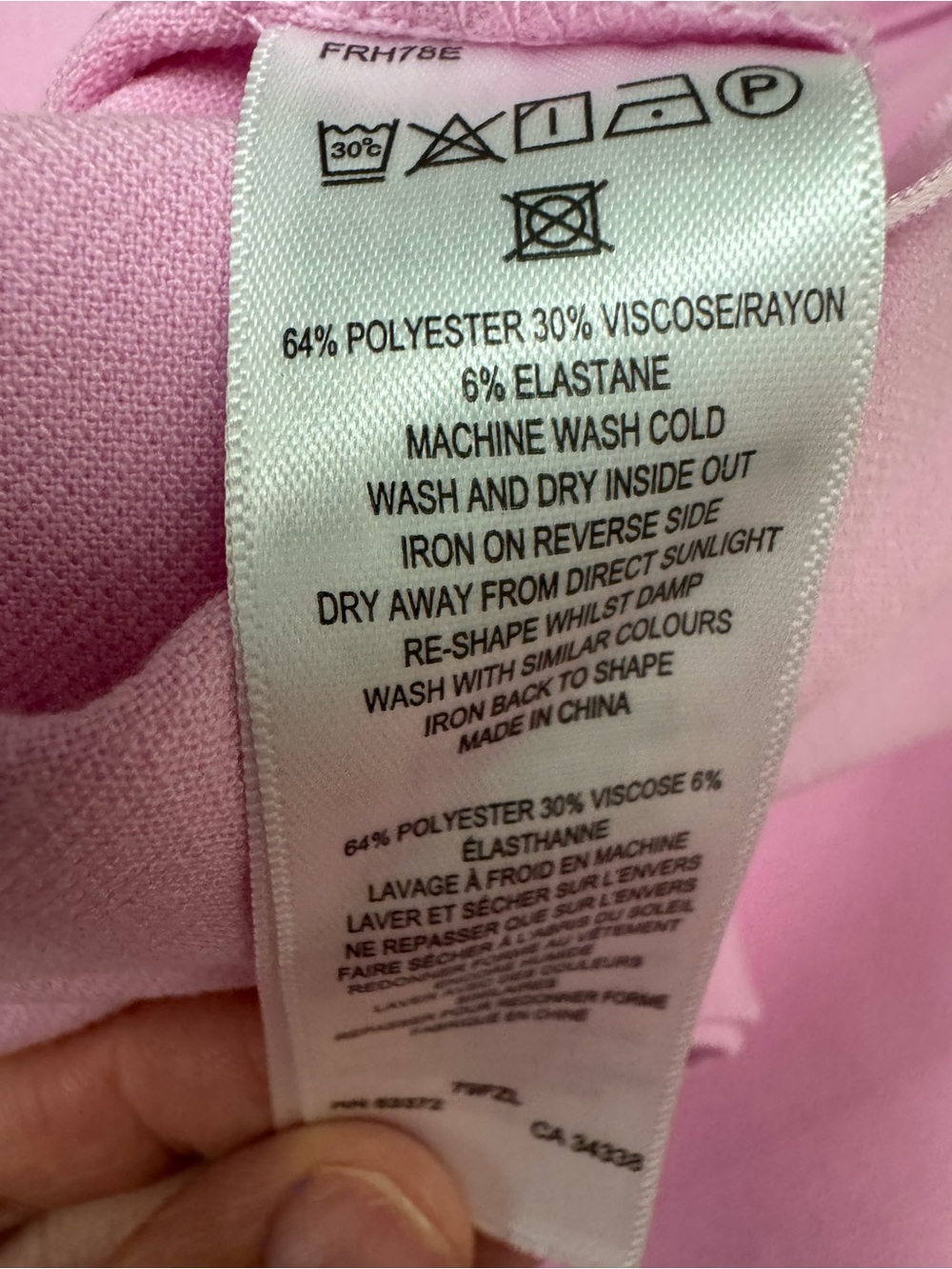French Connection bubblegumPink mini Skort Shorts - Picture 4 of 4